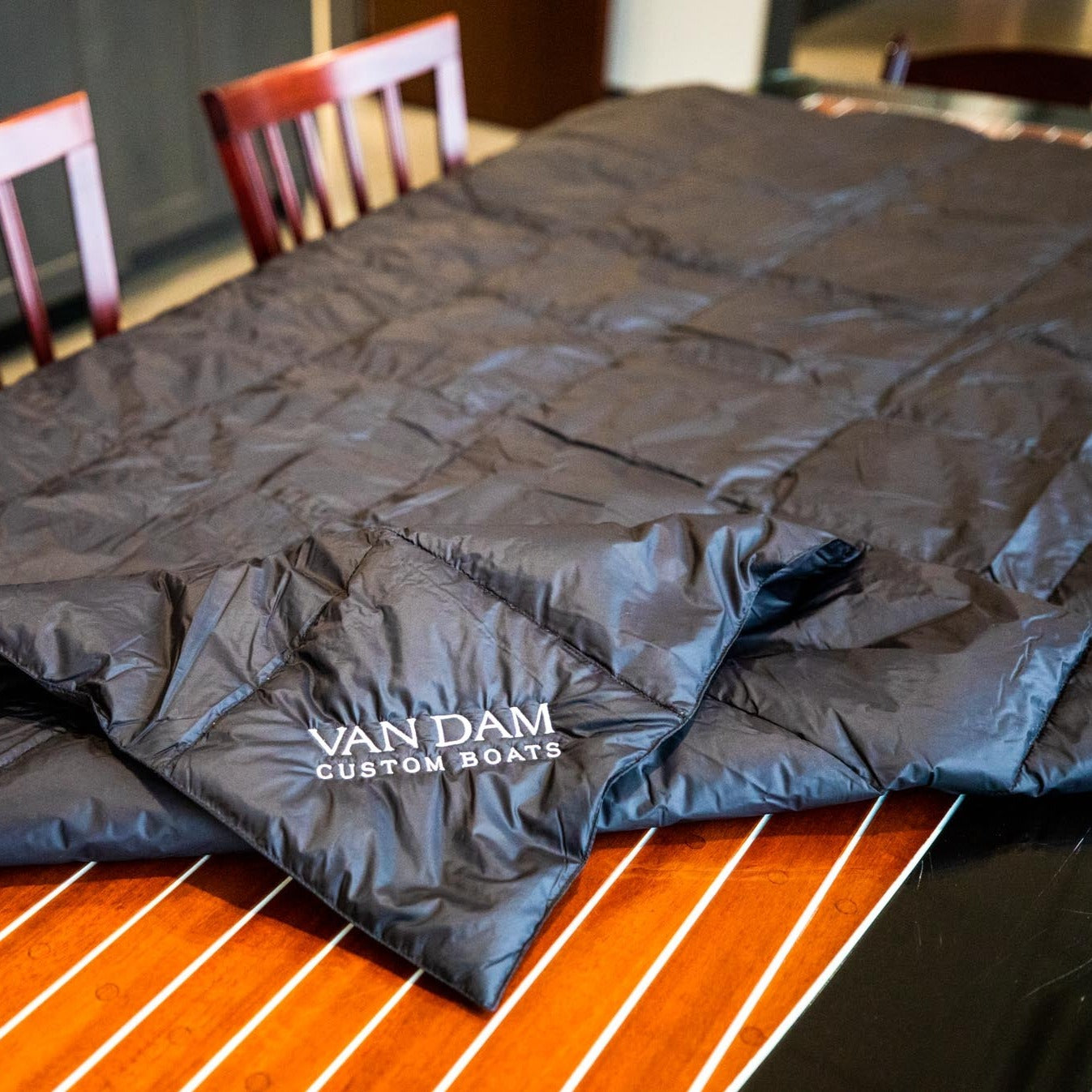 Black Diamond Packable Down Throw Blue Ridge Double Black Diamond