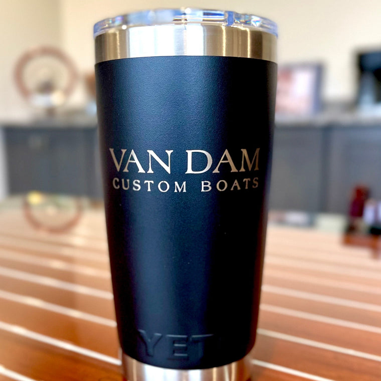 Van Dam | 20 OZ TUMBLER | Van Dam Custom Boat Logo