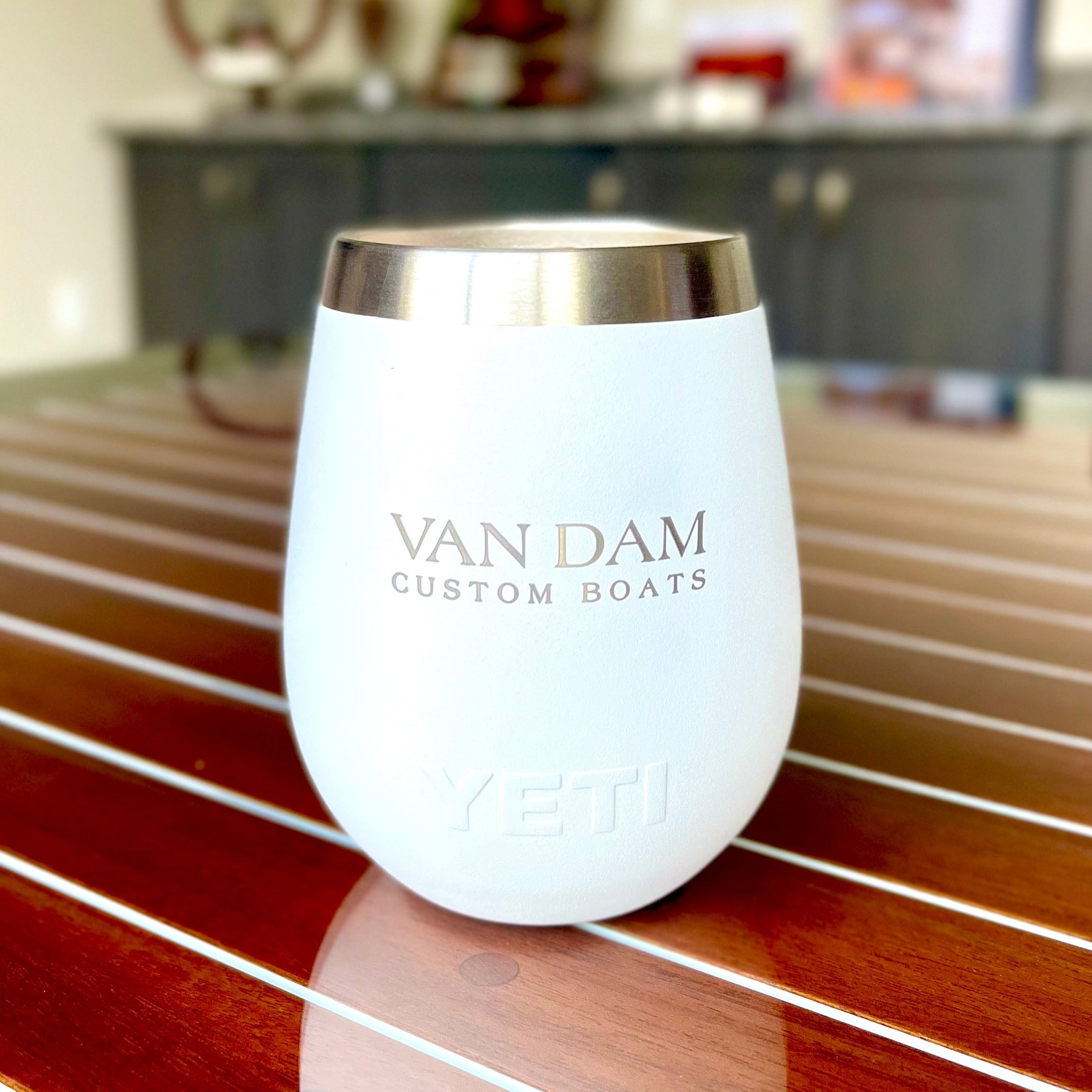 Yeti Wine Tumbler- White- 10oz. - Van Dam